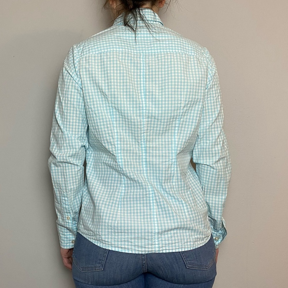 Vineyard Vines Blue/White Gingham Button Down - Picture 3 of 10